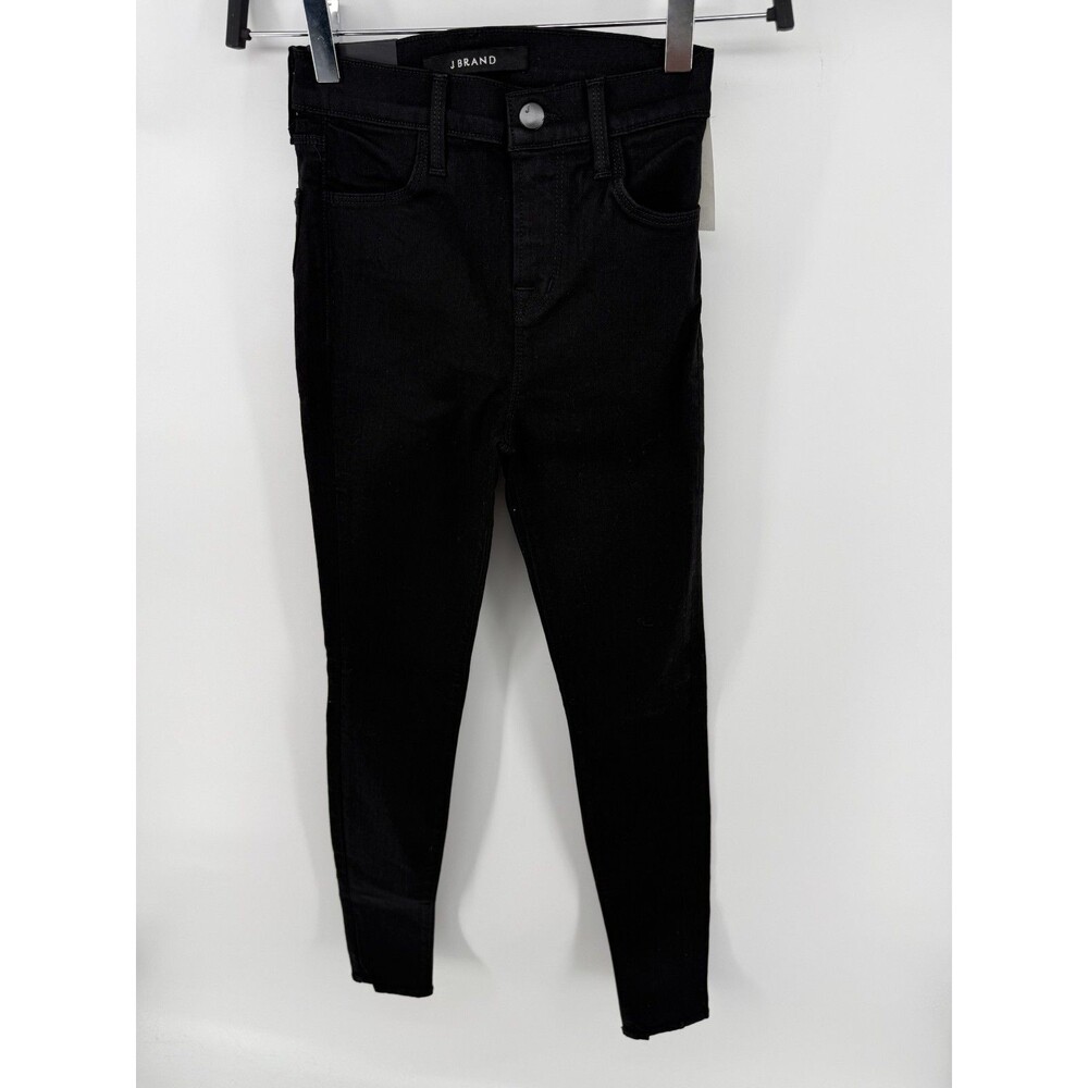 NWT J Brand Maria in Vanity Black High Rise Skinny Stretch Jeans 24